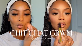 chit chat grwm  getting more personal updated everyday makeup life updates amp more [upl. by Konstanze]