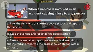 RTO Driving Test Questions and Answers  LLR test question and answers rto driving learning llr [upl. by Eiddam797]