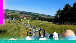 Alpspitz Coaster Nesselwang Onride Video  Alpspitzbahn in Bayern  Alpine Coaster Wiegand [upl. by Gelasius648]