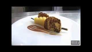 Recette  ananas piqué à la réglisse  ELLE Cuisine [upl. by Connell112]