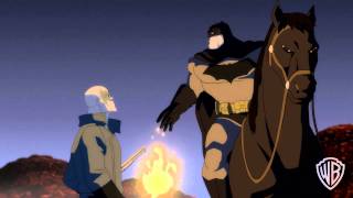 Batman The Dark Knight Returns Part II I Am the Lawquot with Peter Weller intro clip [upl. by Baily]