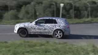 2016 Mercedes GLC spied undergoing testing [upl. by Cirdek]