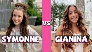 Symonne Harrison Vs GiaNina Paolantonio TikTok Dance Battle [upl. by Baptlsta]