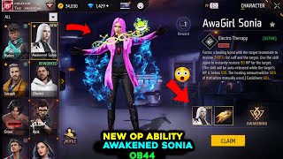 OP ABILITY OB44 NEW SONIA CHARACTER🔥 l [upl. by Cavil]