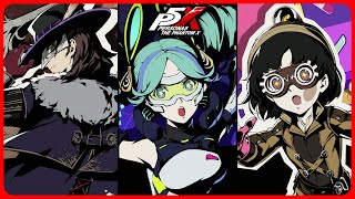 All Beta 3 Characters All Out Attacks  Persona 5 The Phantom X [upl. by Mode555]