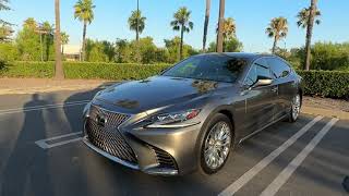 2018 Lexus LS500 Walk Around and Test Drive Demo [upl. by Ennaxxor]