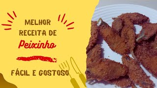 RECEITA DE PEIXINHO DA HORTA FÁCIL CROCRANTE E GOSTOSO [upl. by Ardnekal]