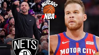 Brooklyn tem um NOVO TÉCNICO  Blaker Griffin anuncia sua APOSENTADORIA  Mercado NBA [upl. by Yenwat]