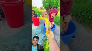 Colourful water juice challenge 😜🤣🤣😝😂 [upl. by Comptom]