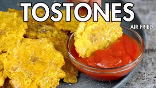 Crispy amp Easy Air Fryer Tostones The Ultimate Plantain Recipe [upl. by Idette]