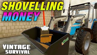 SHOVELLING MONEYTHIS IS THE DAY  Vintage Survival Farming Simulator 22  Episode 35 [upl. by O'Hara980]