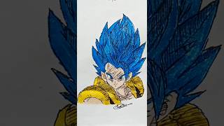 How to draw Gogeta from dragon ball super shorts anime drawing gogeta deadpool [upl. by Narik220]