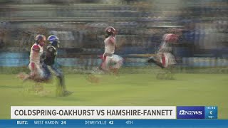 HamshireFannett High School dominates ColdspringOakhurst 42  12 [upl. by Rabassa]