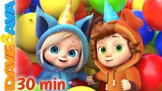 🎁 Happy Birthday  Baby Songs and Nursery Rhymes by Dave and Ava 🎁 [upl. by Outhe]