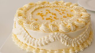 Have lemon at home make this beautiful and delicious lemon cream cake [upl. by Ynaffi]