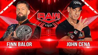 WWE 2K23  John Cena Vs Finn Balor  WWE Raw [upl. by Croix]