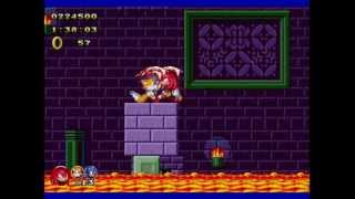 Sonic Classic Heroes Playthrough 100 Part 2  Knuckles The Echidna in Marble Zone [upl. by Leina199]