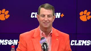 Dabo Swinney breakdown of Clemsons 2024 offense defense signees [upl. by Eslehc]