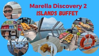 Marella Discovery 2 Islands buffet lunch amp dinner [upl. by Tilden]