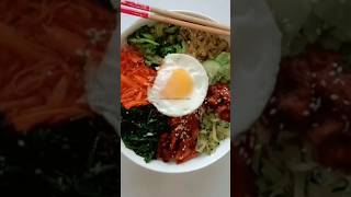 Bibimbap recipe😋 Easy recipeshorts youtubeshorts food [upl. by Halyk967]