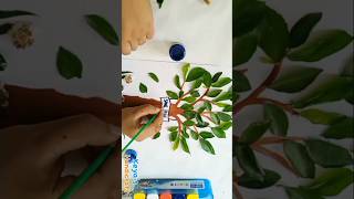 Save trees save Earth  Real leaves idea savetrees drowing treeart viral shorts trending [upl. by Ruby537]