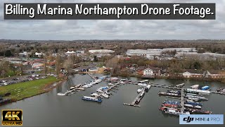 Billing Marina Northampton  Drone Footage 4K  DJI Mini 4 Pro [upl. by Adnohsel]