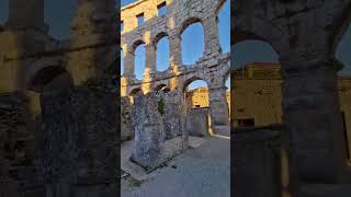 Inside the Pula Arena TravelwithHugoF arena pula croatia [upl. by Odlabso]