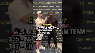 Terence Crawford builds his USA Boxing Dream Team 🇺🇸 boxing olympics [upl. by Ilana]