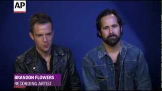 Brandon Flowers Talks Singing Lessons [upl. by Mount]