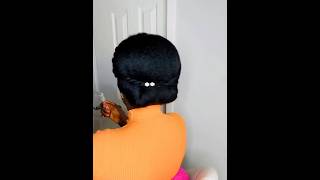 Easy and cute natural hairstyle🥰hairstyle twiststyles top music surrender shortsfeed [upl. by Diarmid731]