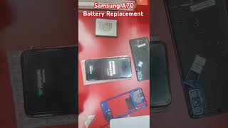 Samsung A70 battery Replacement shorts [upl. by Clarita]