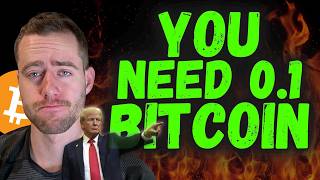 TRUMP SAYS TO BUY 001 BITCOIN BEFORE INAUGURATION DAY JAN 20 If You Havent Bought Watch This [upl. by Aras]