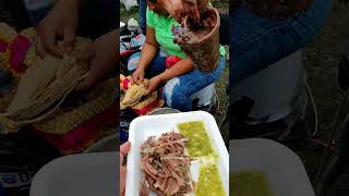 Barbacoa tradicional cocina traditional fiesta food oaxaca arroz comida streetfood recetas [upl. by Annehsat]