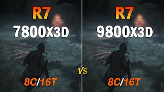 The New R7 9800X3D vs R7 7800X3D How Much Performance Difference [upl. by Clemente]