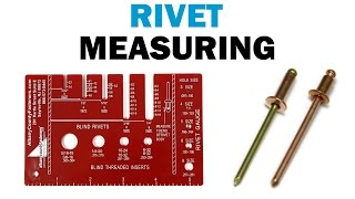 How to Use a Rivet Gauge and Measure a Rivet  Fasteners 101 [upl. by Catima869]