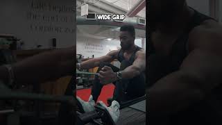 Close Vs Wide Grip Seated Cable Row backworkout fitness fitnesstips [upl. by Norek]