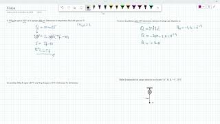 FÍSICA ELECTROSTÁTICA Y CALORIMETRIA [upl. by Uuge389]