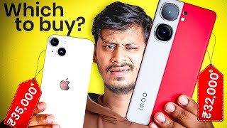 iPhone 14 vs iQOO Neo 9 Pro  Which is The Best Phone under RS 35000 [upl. by Airetnuhs]