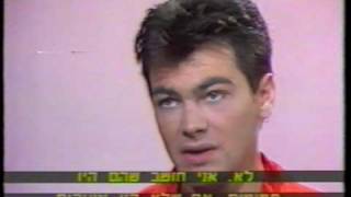 Jon Moss interview  Culture Club  Boy George drummer 1985 Israeli TV [upl. by Khalsa]