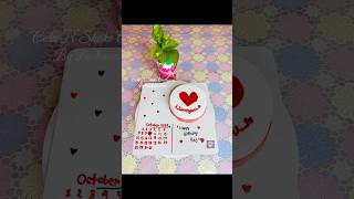 Calendar Theme Cake💘 calendercake cakedecorating cakeshorts viralvideo fyp foryou cake [upl. by Odlanir587]