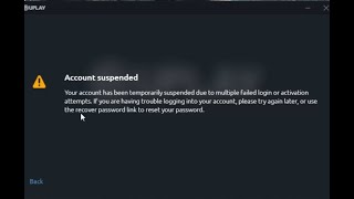 Uplay Account suspended FIX حل مشكلة [upl. by Emmi314]