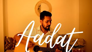 Aadat Jal Atif Aslam Cover by Vishal Unplugged  shorts youtubeshorts trending [upl. by Idnal]