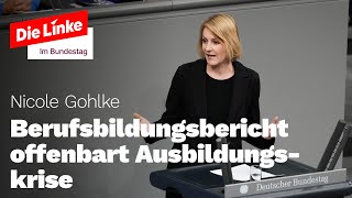 Berufsbildungsbericht offenbart Ausbildungskrise [upl. by Lrem]