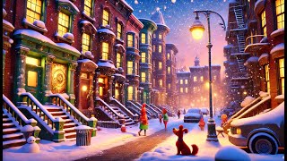 Christmas In New York  Christmas Jazz Ambience For Studying  3 Hours [upl. by Lorri]