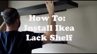 Install an Ikea Lack Shelf [upl. by Avon]