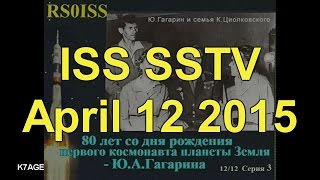 SSTV Images from the International Space Station [upl. by Eade]