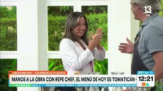 Repe se toma la cocina y prepara tomaticán con arroz blanco  Tu Día  Canal 13 [upl. by Valerio]