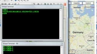 Real time vehicle tracking system using GPS GSM and google maps PART2 [upl. by Beyer154]