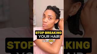 🔔WHY I DO NOT USE🚫  STOP BREAKING Your Natural Hair 4chair naturalhaircare hairgrowth edges [upl. by Iveson]