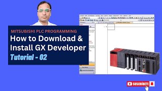 Mitsubishi PLC Programming 2  How to Download and Install Mitsubishi PLC Software GX Developer [upl. by Dewayne]